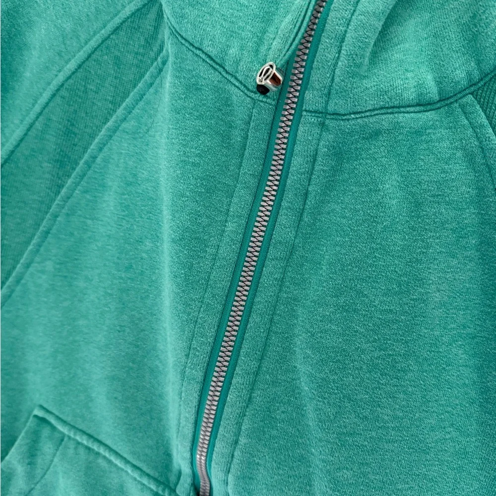 Lululemon green 1/2 zip scuba hoodie - Picture 2 of 6